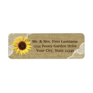 Country Sunflower and Lace