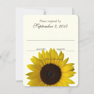 Country Sunflower Response Card