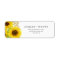 Country Sunflower Return Address Label
