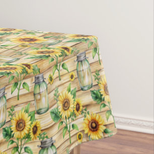 Country Sunflower Tablecloth