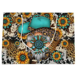 Country Sunflowers Large Gift Bag