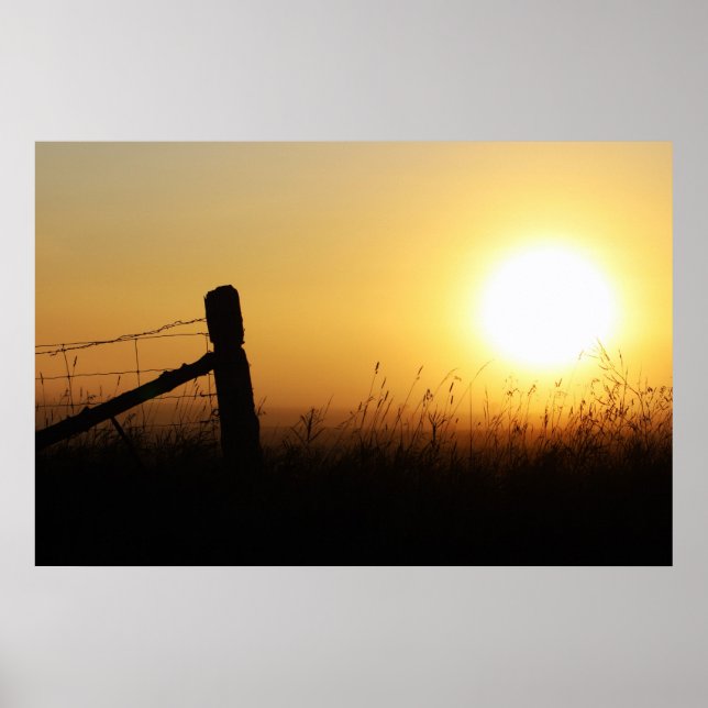 Country Sunrise Poster (Front)
