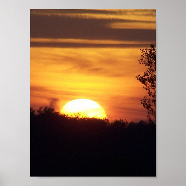 country sunset poster (Front)