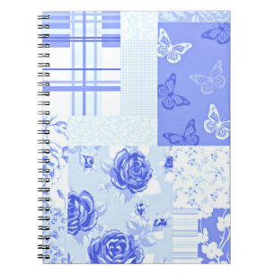 Country Sweet Cornflower Blue Notebook