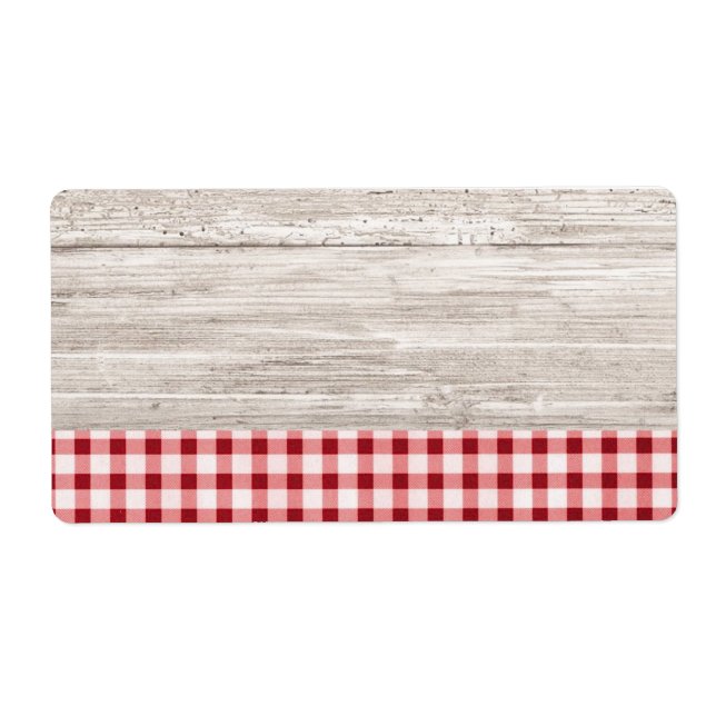 Country Table Product Label (Front)