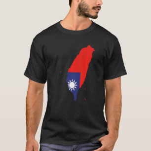 Country  Taiwan Flag Of The Republic Of China T-Shirt