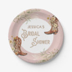 Country Watercolor Floral Boots Bridal Shower