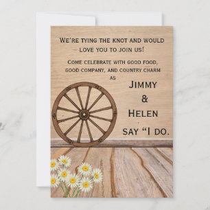 Country Wedding Invitation Rustic Farm & Barn We