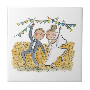 Country Wedding Tile
