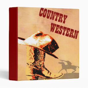 Country Western Avery Binder