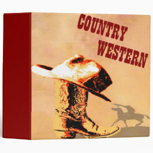 Country Western Avery Binder
