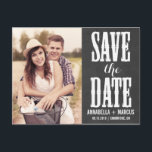 Country Western Chalkboard Save the Date Postcard<br><div class="desc">Country Western Chalkboard Save the Date Postcard</div>