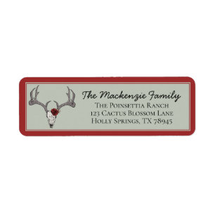Country Western Christmas Reindeer Antlers