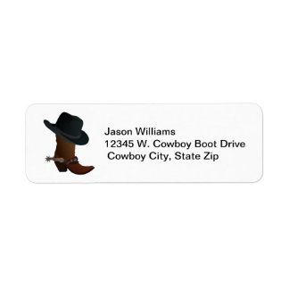 Country Western Cowboy Boot Hat Spurs Personalized