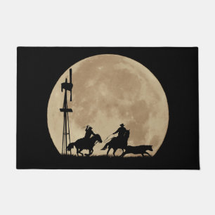 Country Western Cowboy Doormat