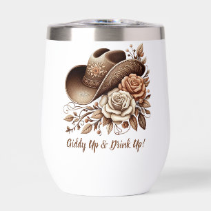 Country Western Cowgirl Hat with Flowers