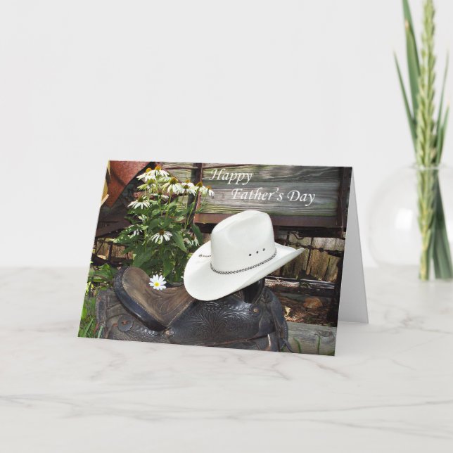 Country Western Father's Day card (Front)