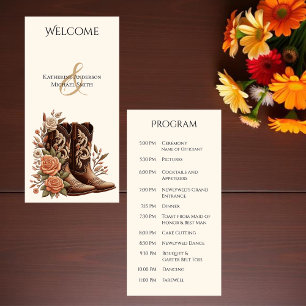 Country Western Flowers with Cowboy Boots