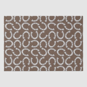 Country Western Horse shoe pattern tissue paper
