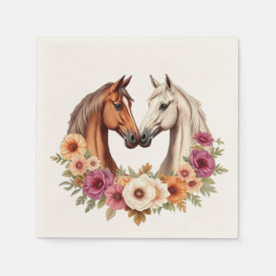 Country Western Horses Napkin