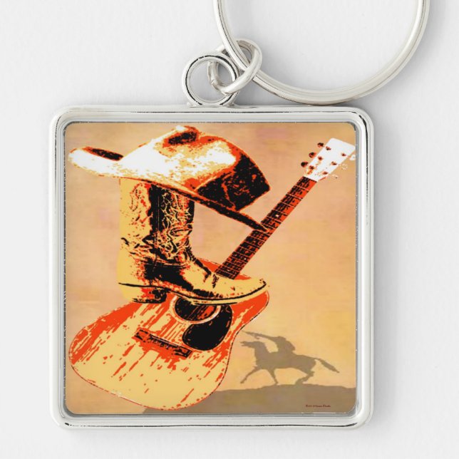 Country Western Keychain (Front)