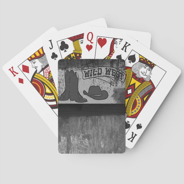 Country Western Old West Playing Cards (Back)