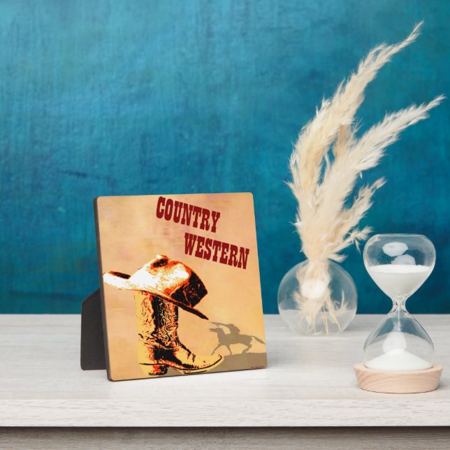 Country Western Plaque (Insitu)
