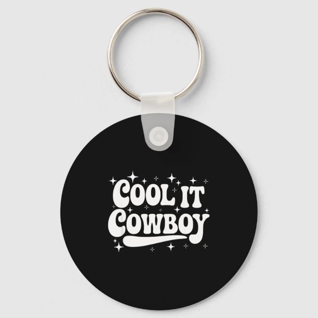 Country Western Sarcastic Quote Saying Gift Summer Keychain (Front)