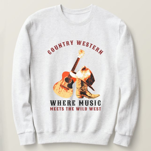 Country Western Sweatshirt (Design Front)