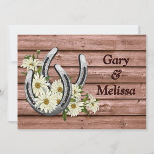 Country Western Wedding Invitation Template