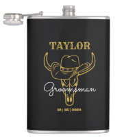 Country Wild West Cowboy Personalized Groomsmen