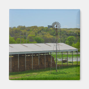 Country Windmill Magnet