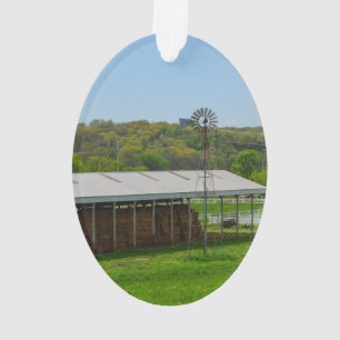 Country Windmill Ornament