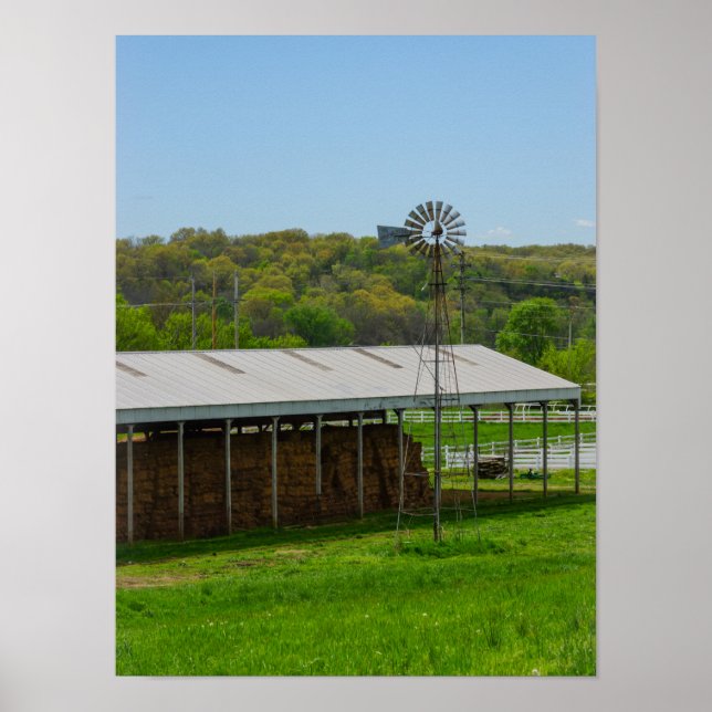 Country Windmill Poster (Front)