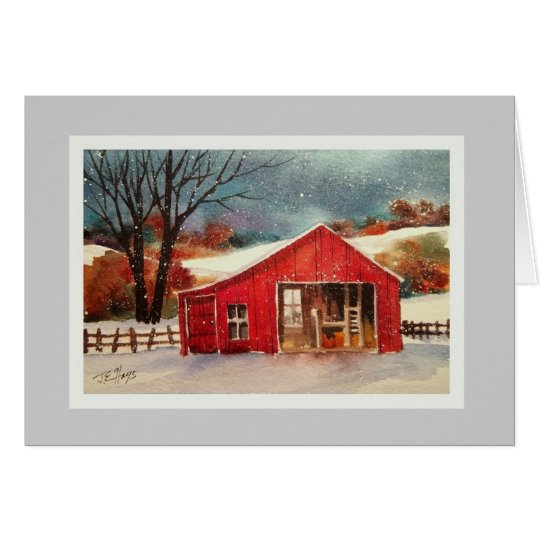 Country Winter Card