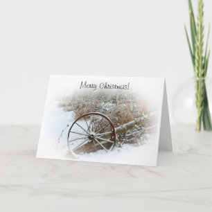 Country Winter Holiday Card