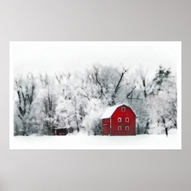 Country winter,poster poster (Front)
