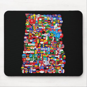 Country World Flags Mouse Pad