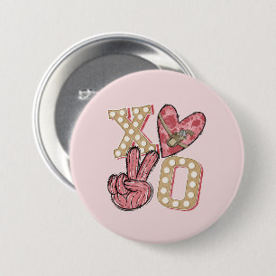 Country XOXO – Wild West Love 3 Inch Round Button