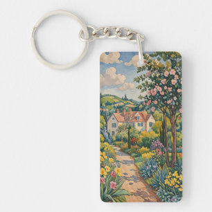 Countryside Haven Keychain
