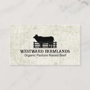 Countryside Livestock Logo Farmland Business Card