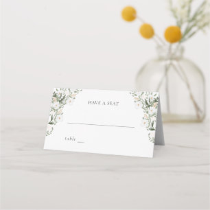 Countryside Manor Wedding Table Card