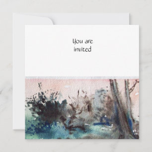 COUNTRYSIDE OF MAREMMA /TUSCANY LANDSCAPE INVITATION