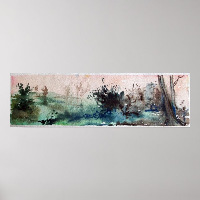 COUNTRYSIDE OF MAREMMA / TUSCANY LANDSCAPE POSTER (Front)