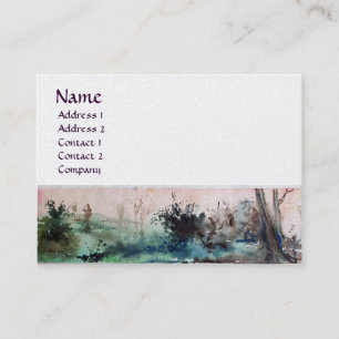 COUNTRYSIDE OF MAREMMA TUSCANY monogram gold Business Card