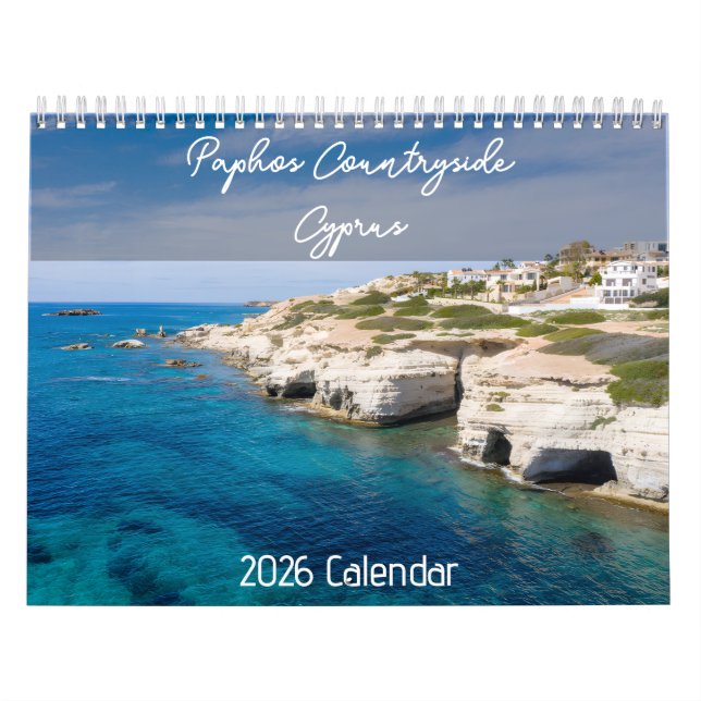 Countryside Paphos Cyprus by PaphosLife Calendar (Cover)