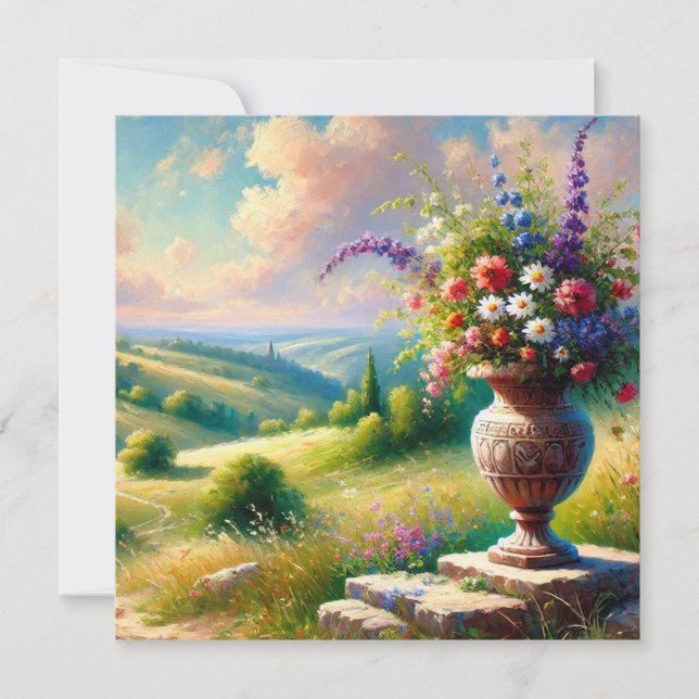 Countryside Serenity Birthday Invitation (Front)