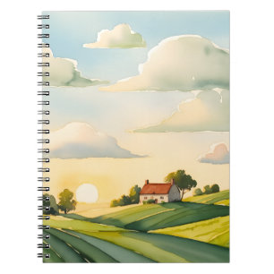 Countryside Sunset Hills Notebook