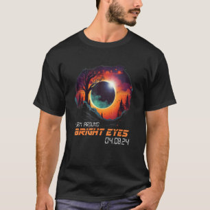 Countryside Total Solar Eclipse 2024 Turn Around B T-Shirt