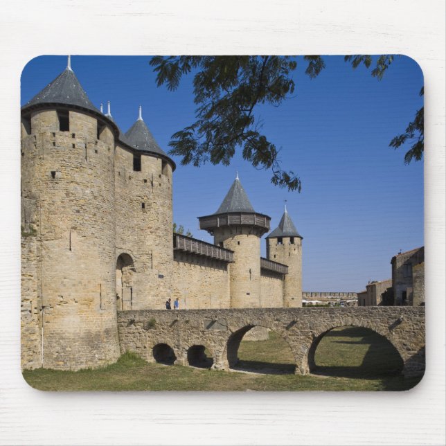 Counts Castle, Carcassonne, Aude, Languedoc, Mouse Pad (Front)